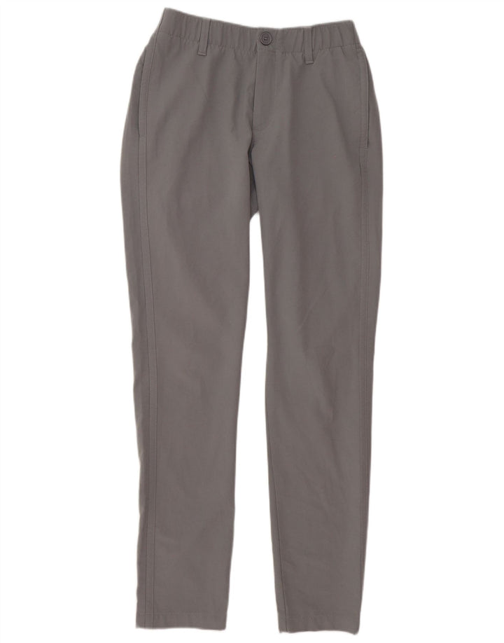 Pantaloni chino slim da uomo Under Armour W30 L32 poliestere grigio