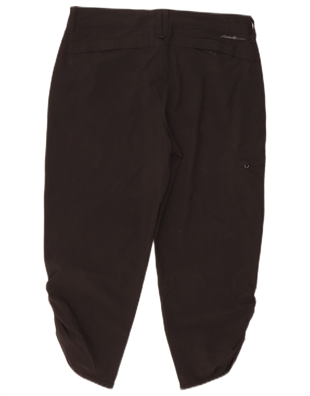 Pantaloni capri cargo da donna Eddie Bauer US 2 XS W30 L21 poliestere nero