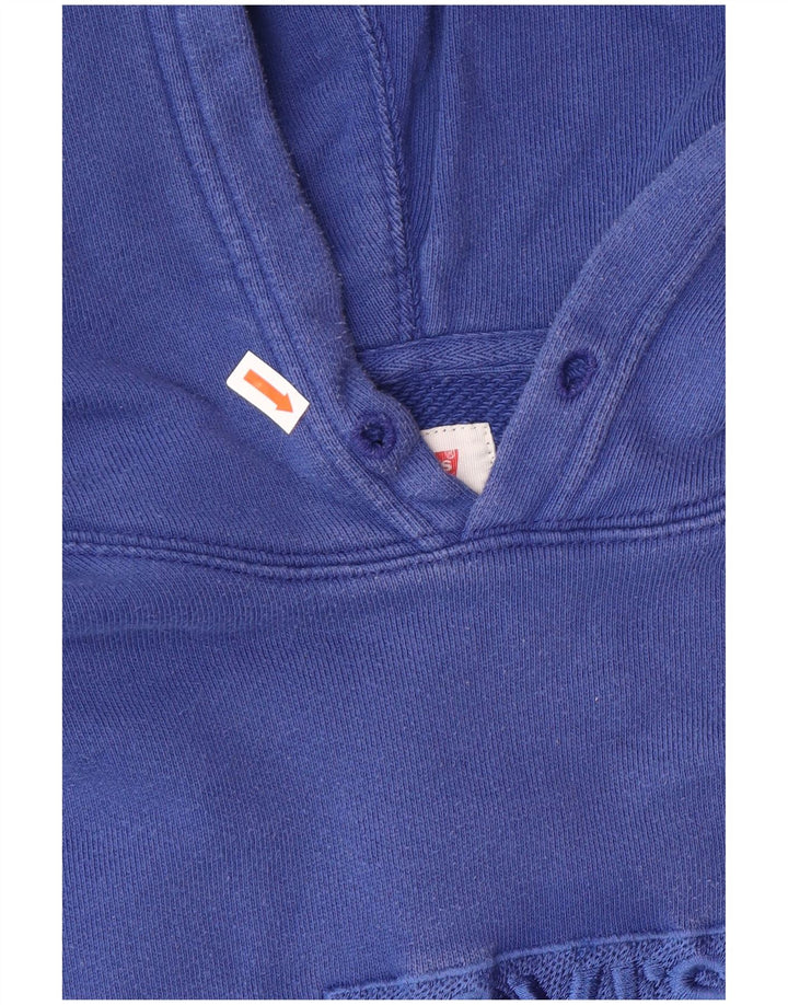 Maglione con cappuccio grafico da uomo Levi's in cotone blu medio