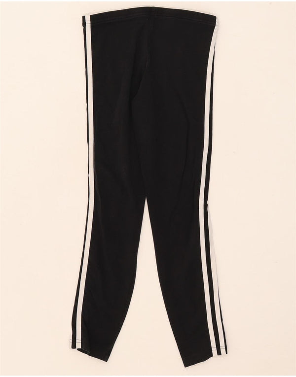 Leggings Adidas Bambina 9-10 Anni Cotone Nero