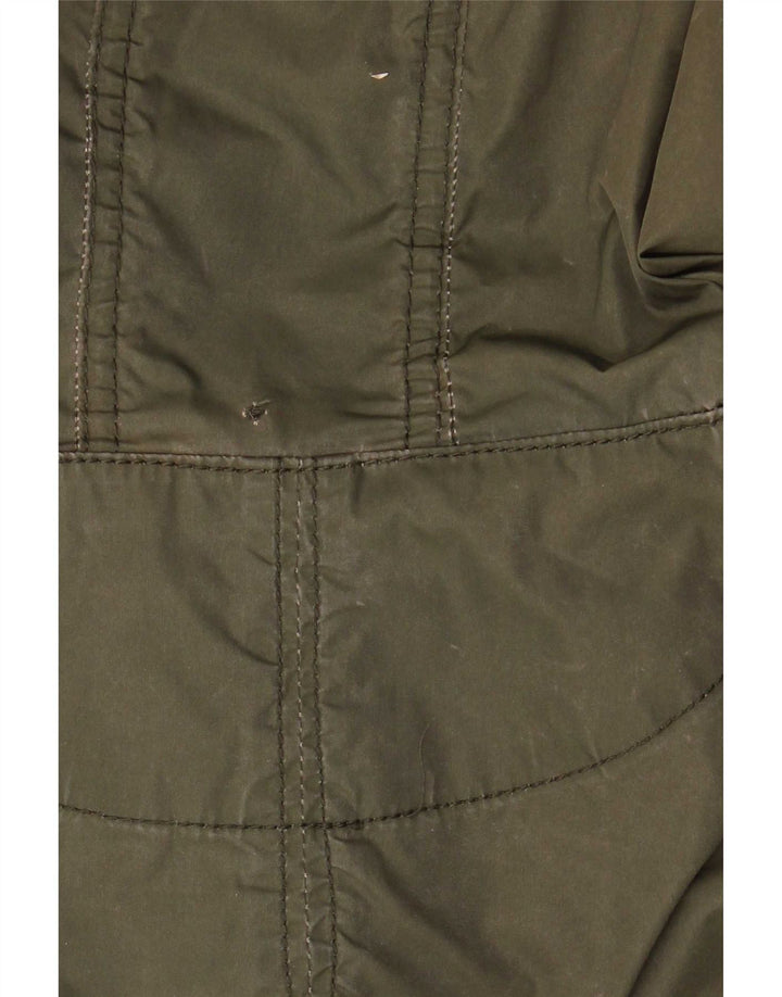 Giacca parka con cappuccio da donna KHUJO UK 20 2XL poliestere kaki