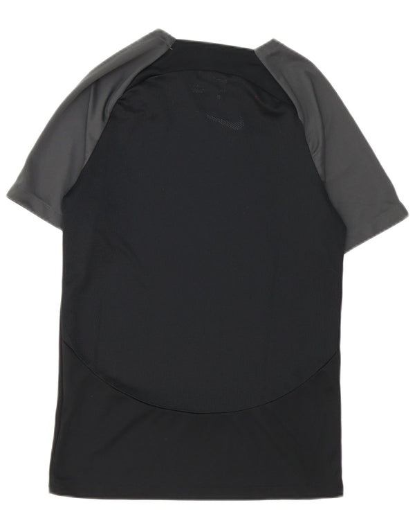 T-shirt grafica Nike Dri Fit da uomo, piccola, in poliestere color block nero