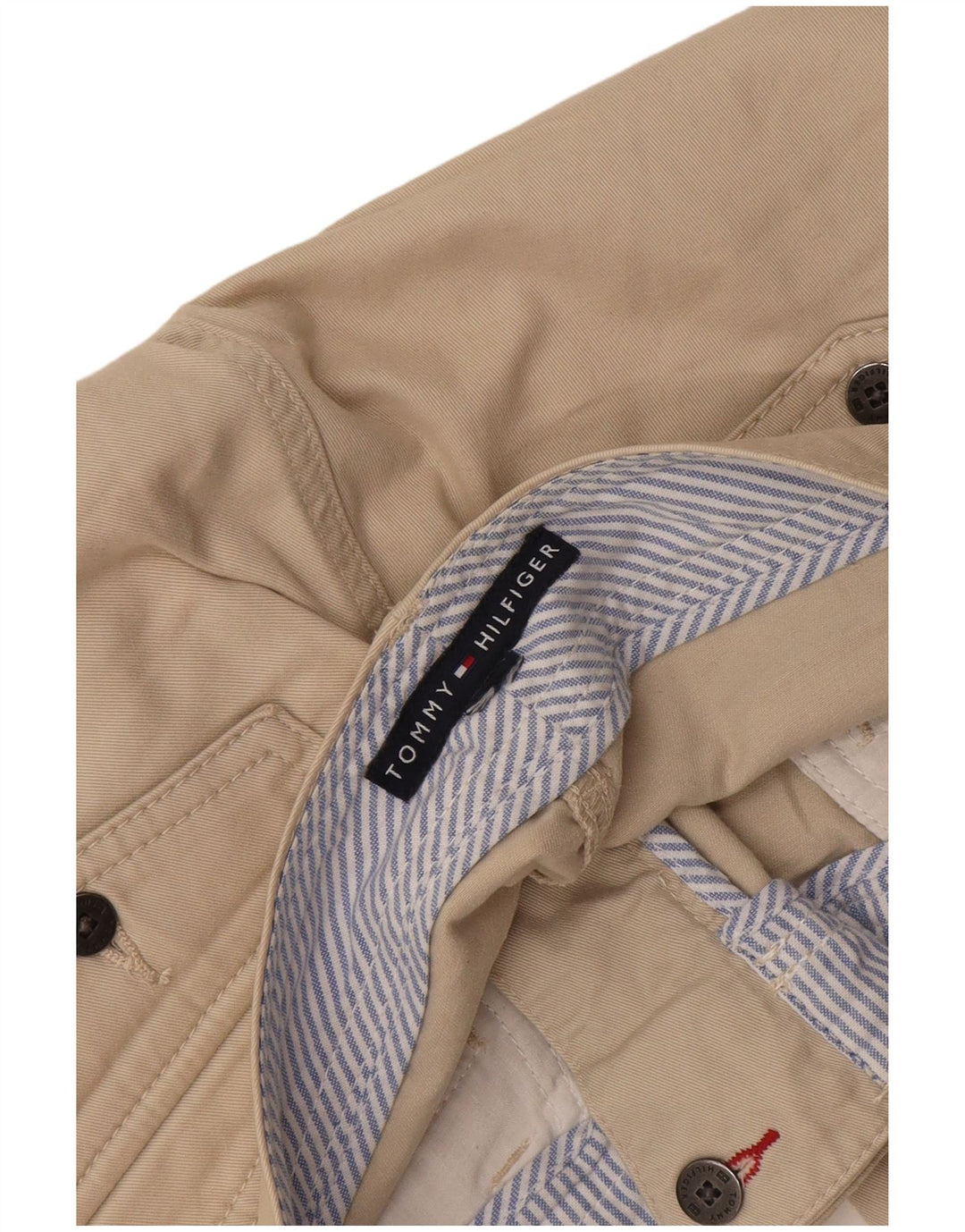 Pantaloni casual bootcut da donna Tommy Hilfiger W34 L28 Beige