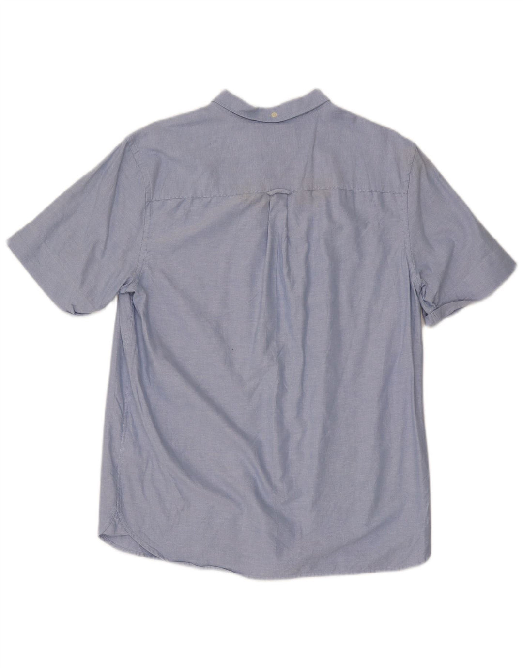 Lyle & Scott Camicia a maniche corte da uomo grande in cotone blu