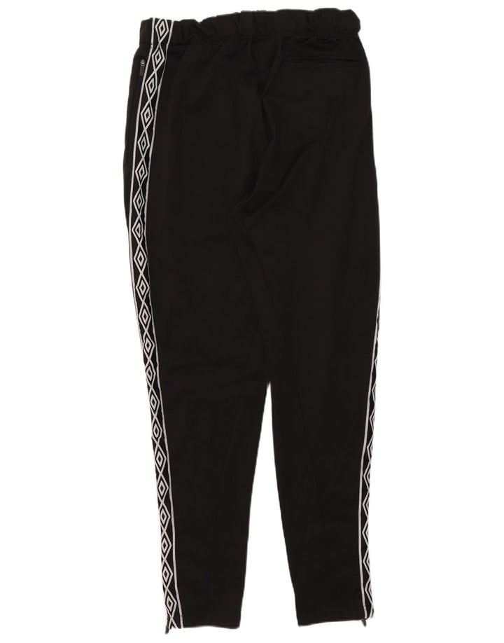 Pantaloni da tuta grafici da uomo Umbro grandi in poliestere nero