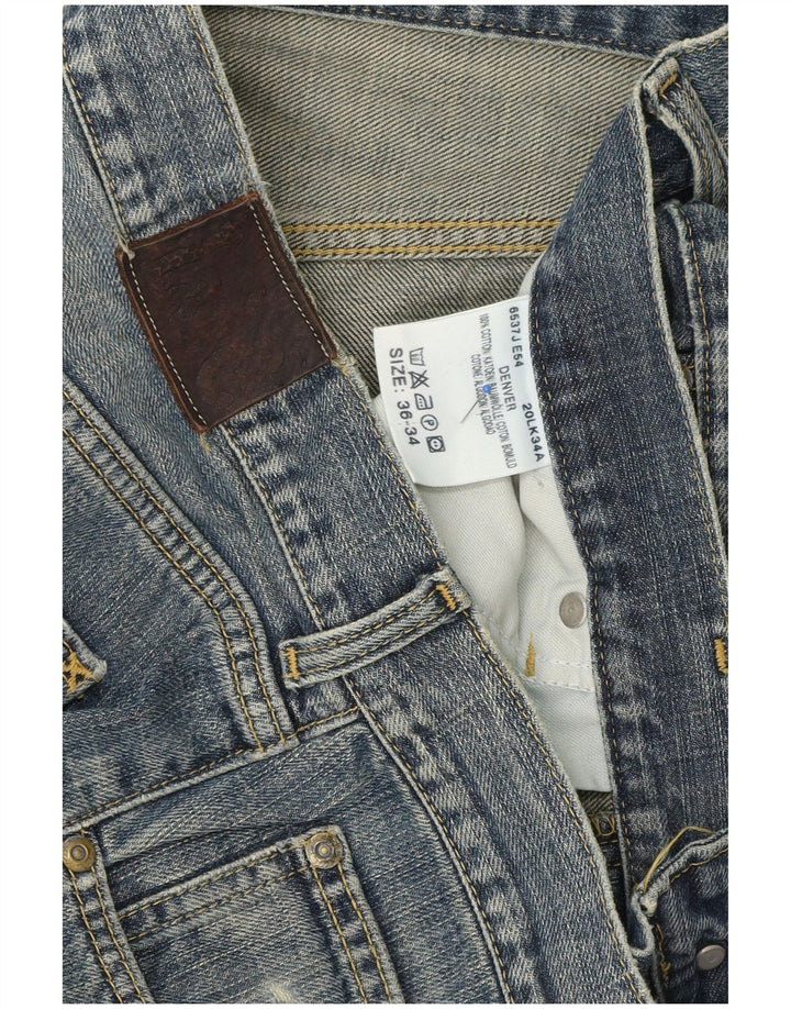 Jeans Lee da donna Denver Bootcut effetto invecchiato W36 L31 cotone blu