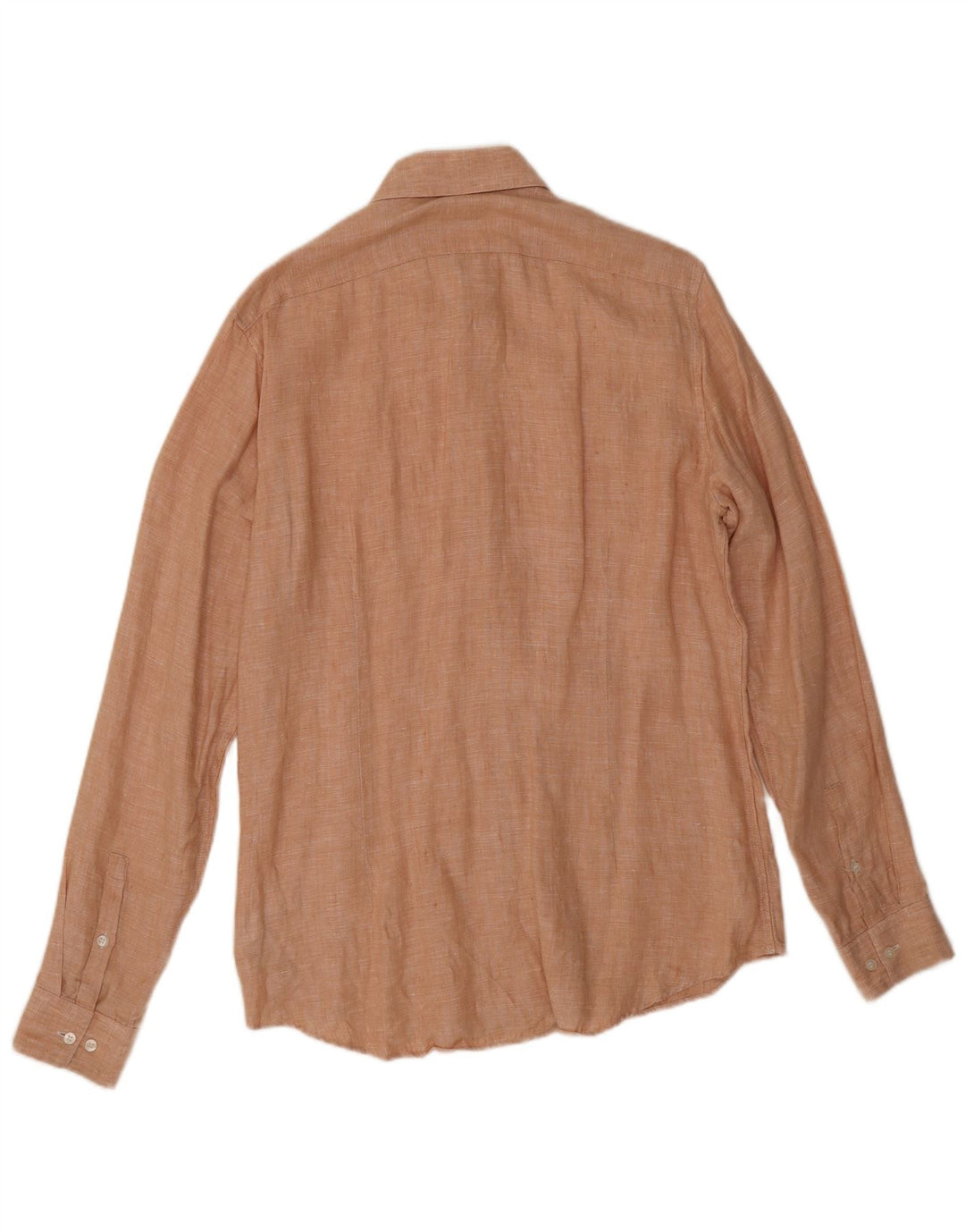 Camicia slim fit da uomo Calvin Klein taglia 39 lino rosa medio