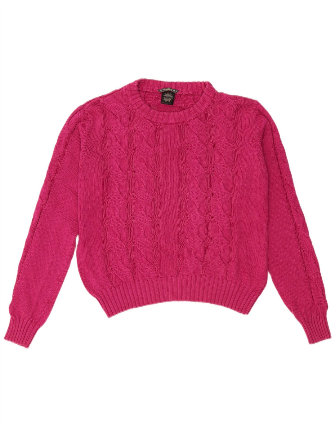 Maglione girocollo oversize corto da donna COLMAR UK 10 piccolo rosa