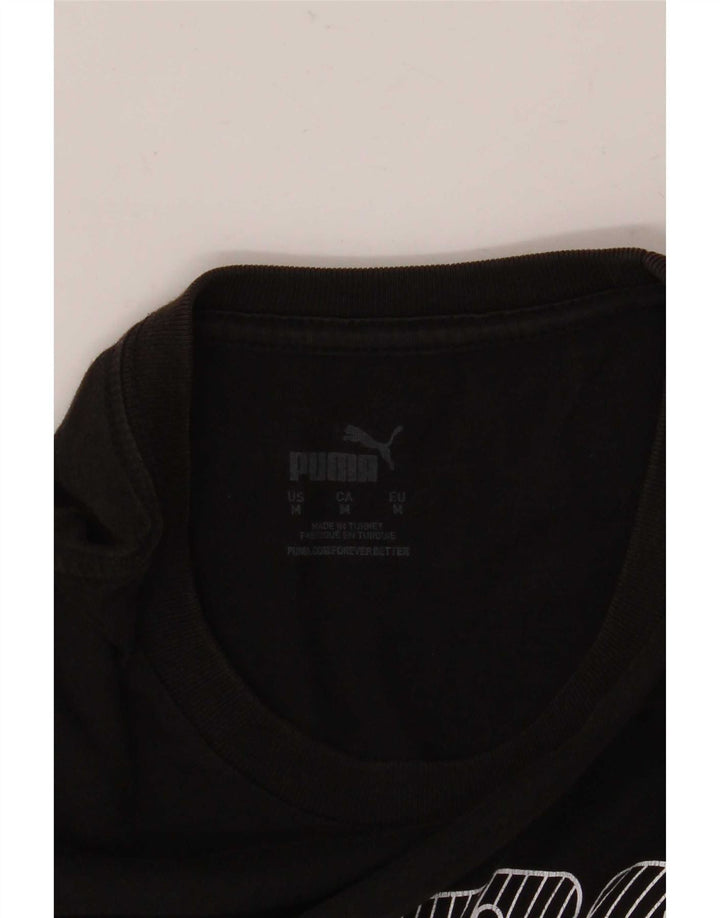 T-shirt grafica da uomo Puma Medium nera