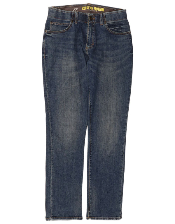 Jeans LEE da donna Extreme Motion dritti affusolati W32 L32 cotone blu