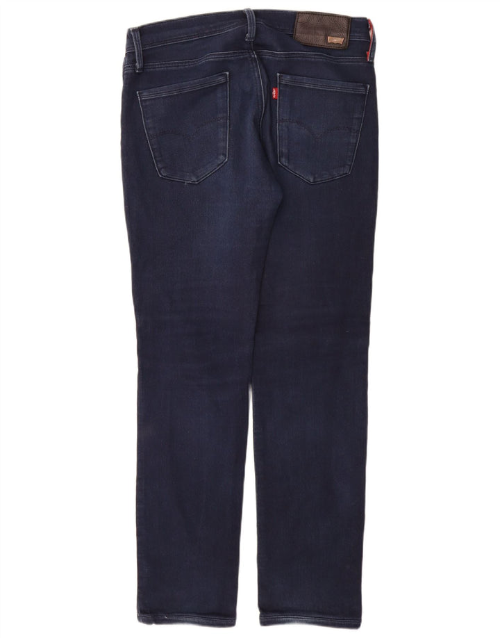 Jeans slim da uomo Levi's W32 L31 cotone blu navy