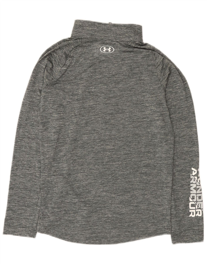 Maglietta Under Armour per ragazze con grafica pullover, 11-12 anni, grande grigia
