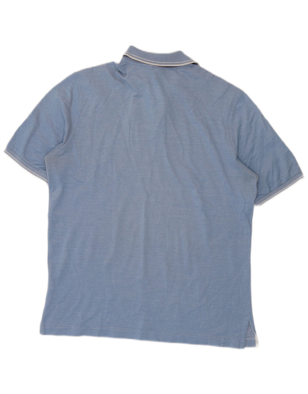 Polo da uomo Paul & Shark blu medio screziato