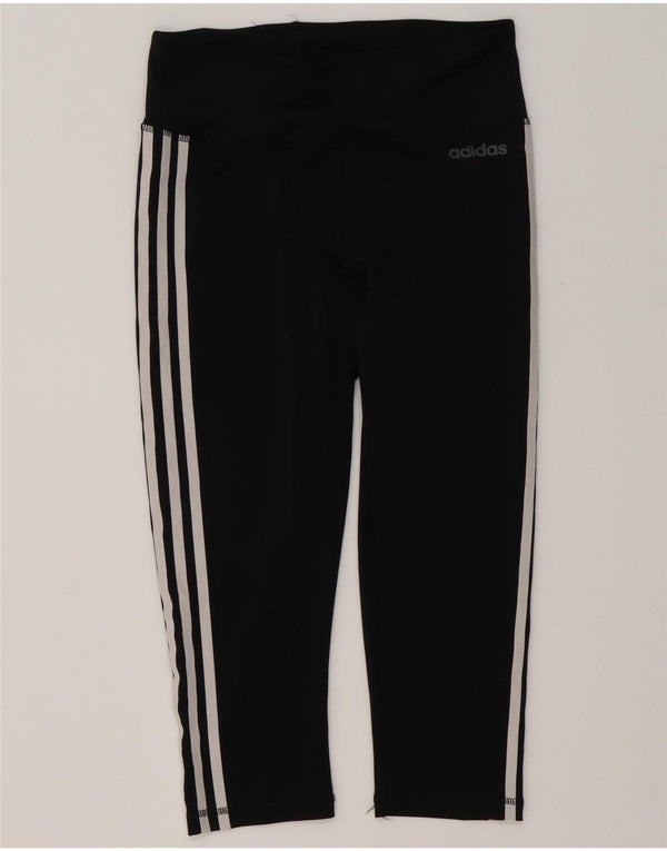 Leggings Adidas Climalite Capri da donna UK 12/14 Poliestere nero medio