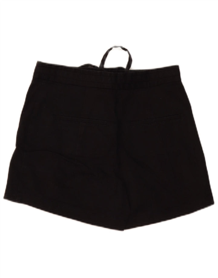 Pantaloncini casual vintage da donna W30 cotone nero medio