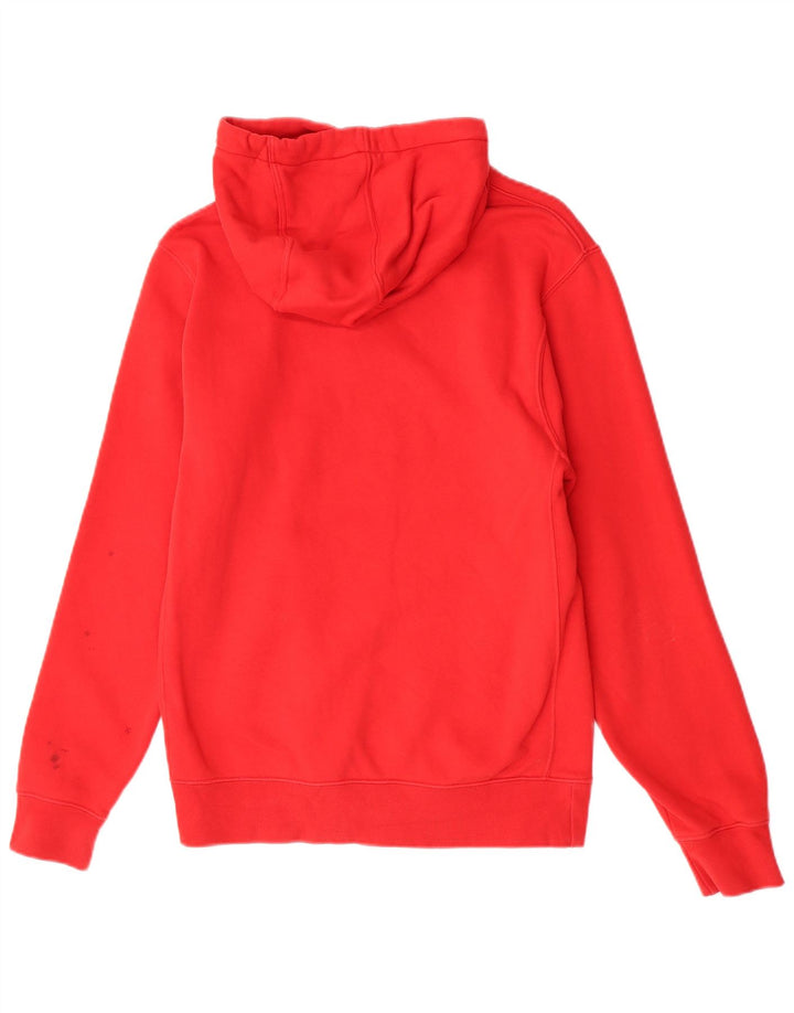 Felpa con cappuccio da uomo Nike Small rossa in cotone