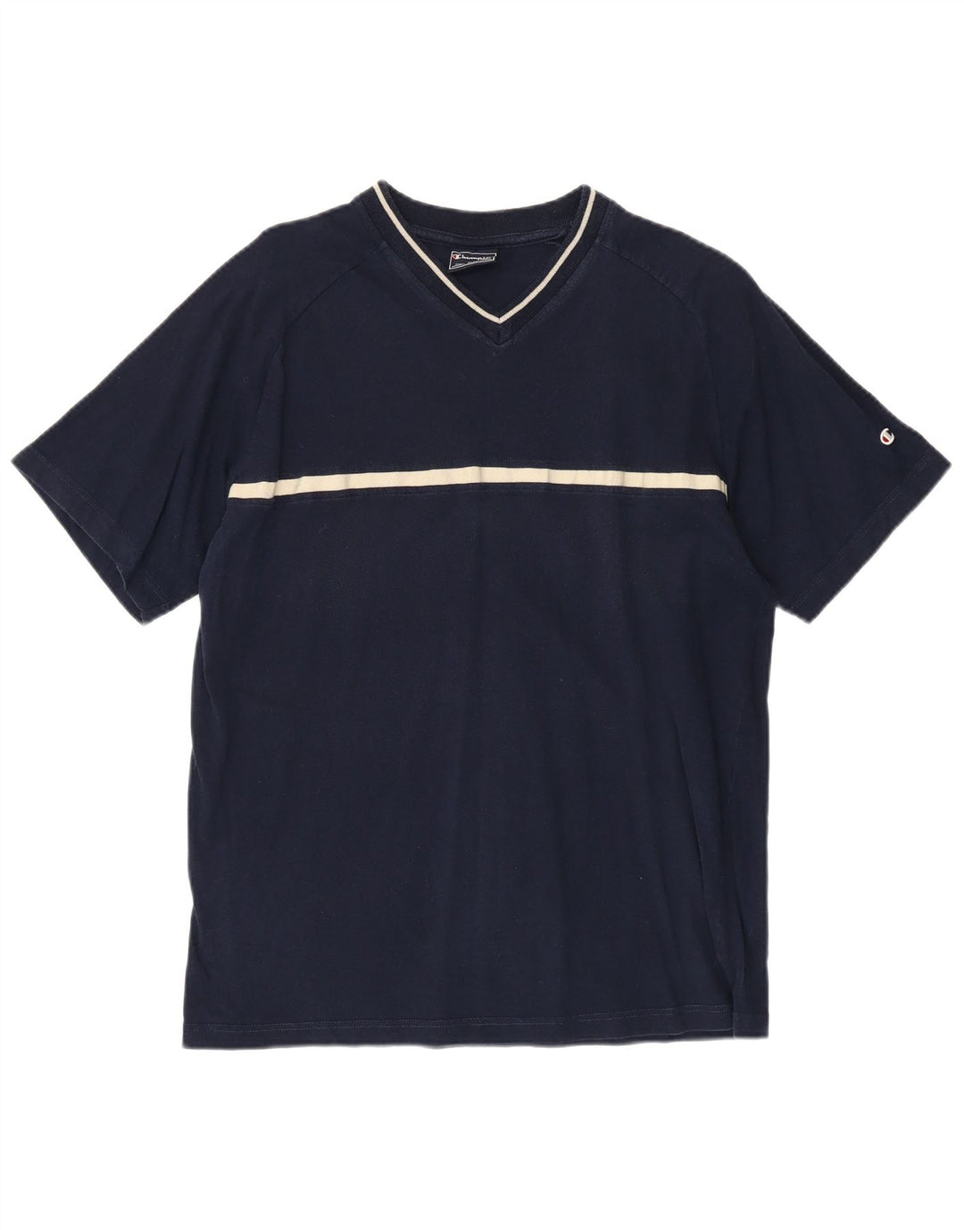 T-shirt da uomo Champion Top XL in cotone blu navy