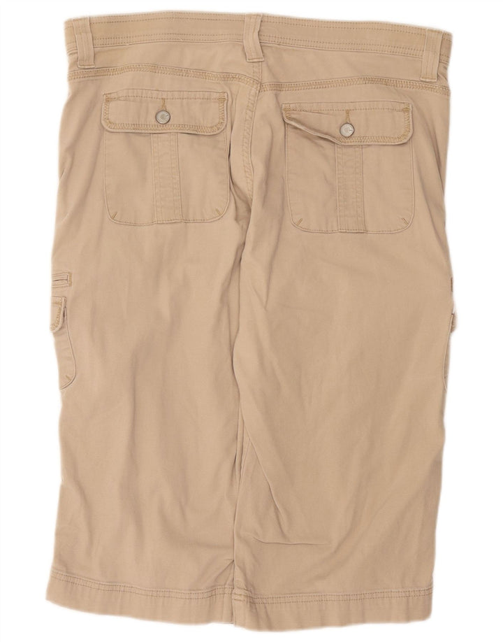 Pantaloncini bermuda cargo da uomo LEE W36 grandi in cotone beige
