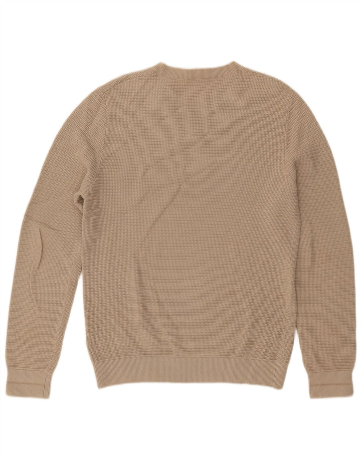 Maglione Cos da uomo con scollo a barca, piccolo cotone beige