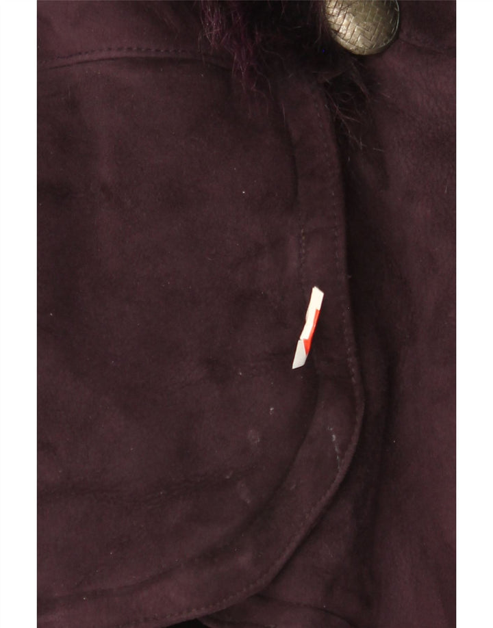 Giacca oversize da donna vintage con maniche a 3/4 IT 42 viola medio