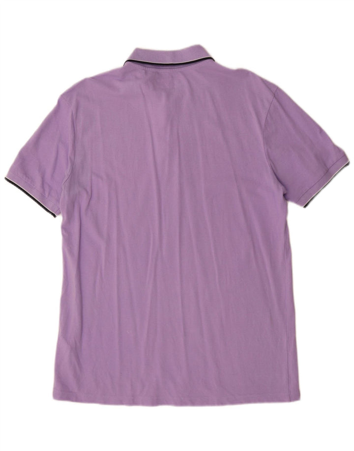 KAPPA Mens Polo Shirt XL Purple Cotton