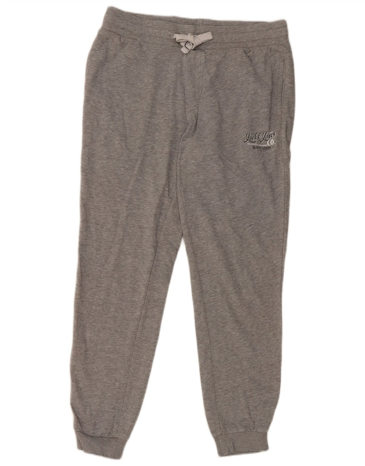 Pantaloni da tuta da uomo Jack & Jones Joggers grandi grigi