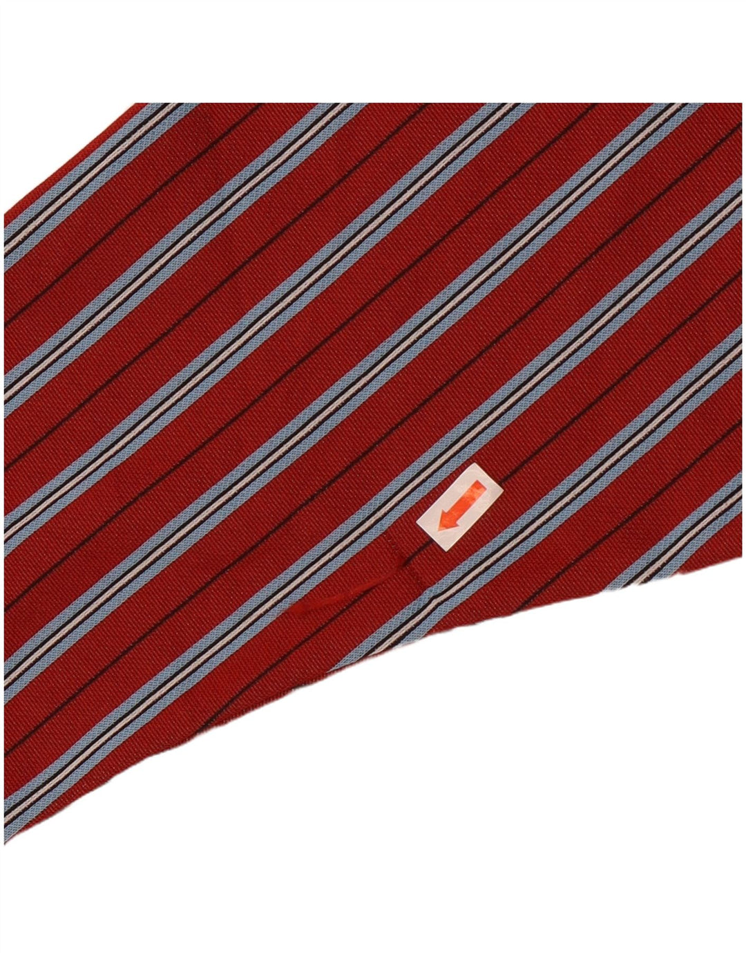 Top corto da donna Zara a maniche lunghe UK 14 rosso medio a righe