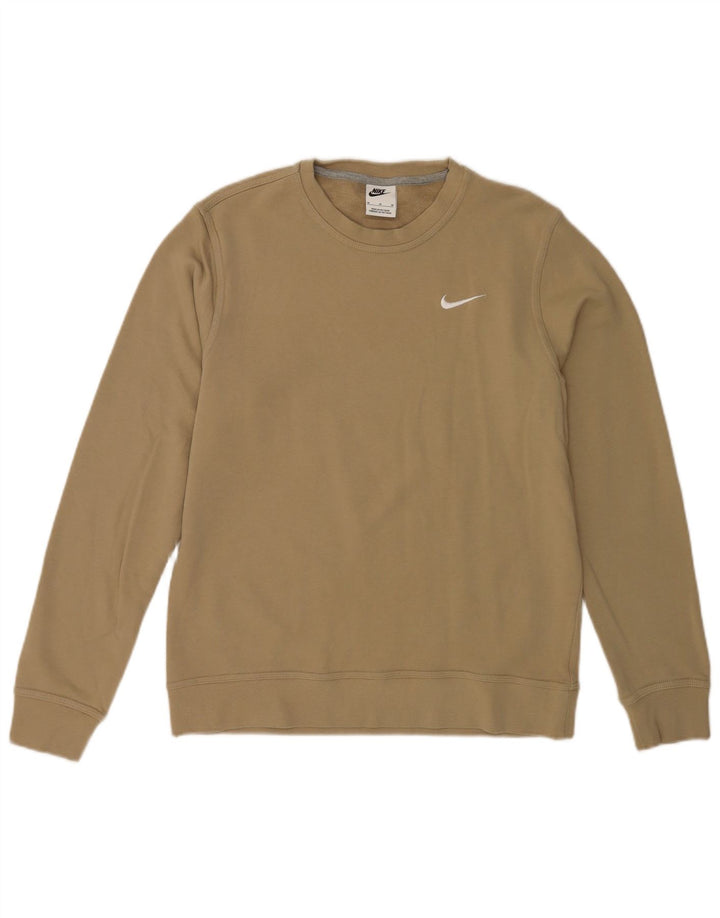 NIKE Mens Sweatshirt Jumper Medium Green Cotton