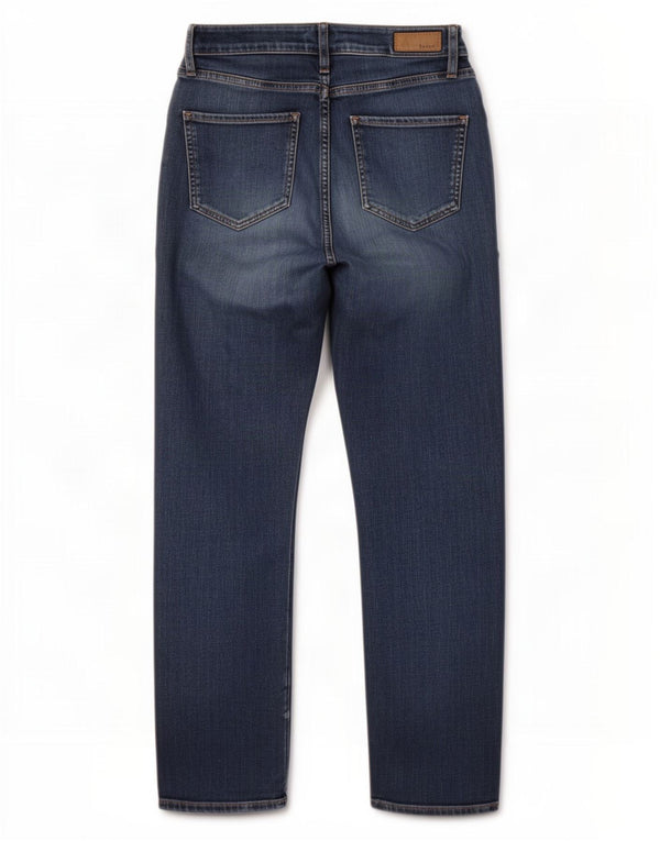 Jeans dritti Newham da donna Fat Face UK 8 piccoli W26 L26 blu