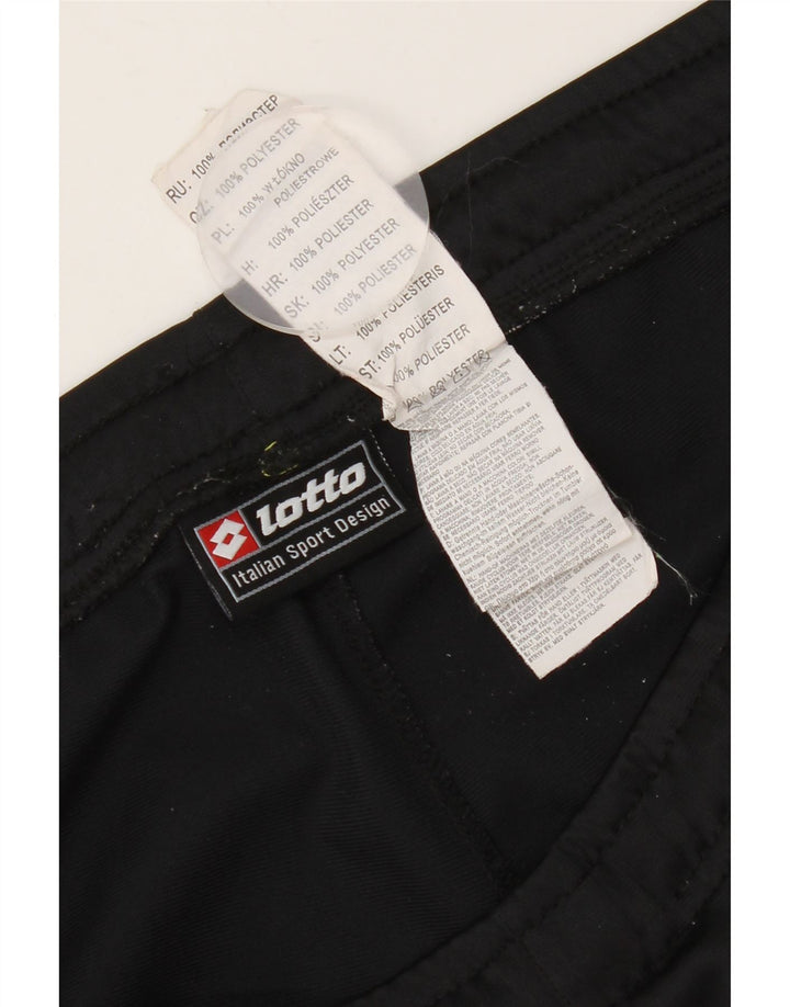 LOTTO Uomo UK 40/42 Grande Poliestere Nero
