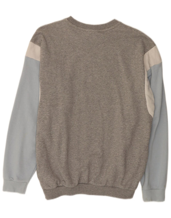 Felpa grafica da donna Adidas Jumper UK 8 Small Grey Colourblock