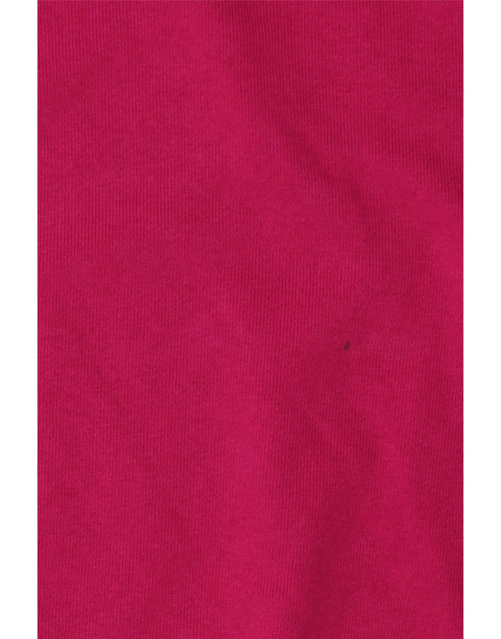 Felpa oversize con grafica Nike da donna UK 14 cotone rosa medio