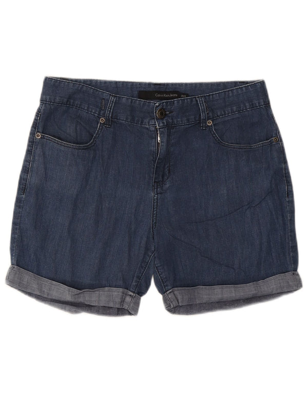Pantaloncini di jeans da donna Calvin Klein Jeans US 8 Medium W29 Blu Cotone