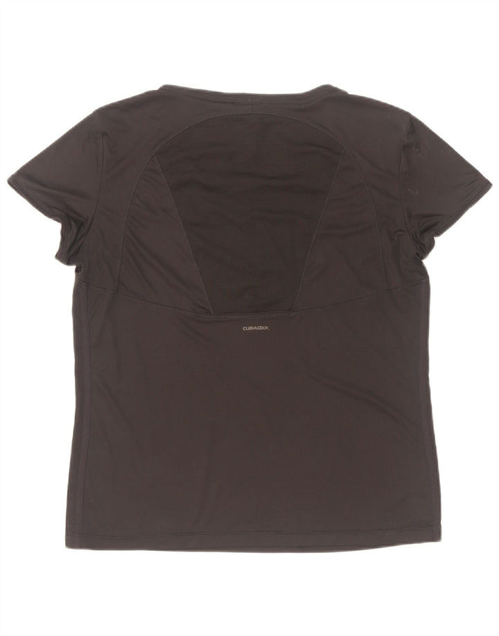 T-shirt Adidas Climacool da donna Top UK 16 grande poliestere nero