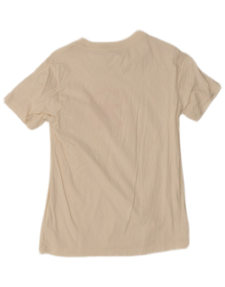T-shirt grafica da donna Converse Top UK 8 Small Bianca