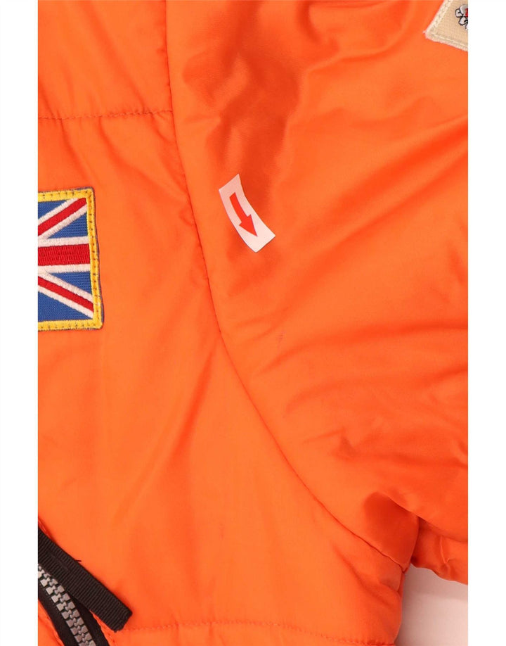 Giacca da sci grafica da uomo Explorer UK 40 grande arancione