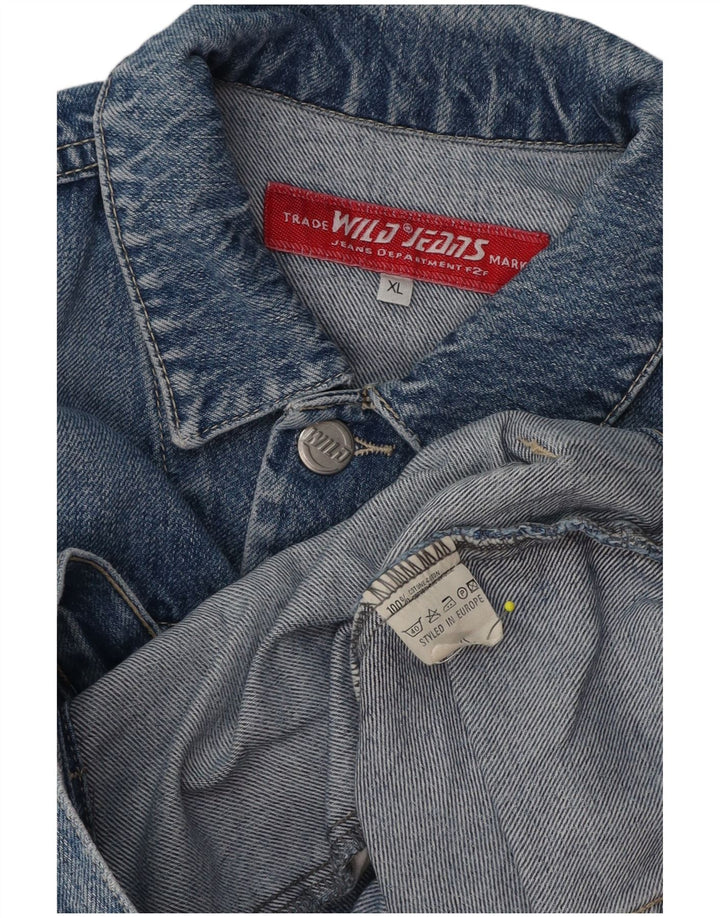 Giacca di jeans da donna Wild Jeans UK 18 XL Cotone blu