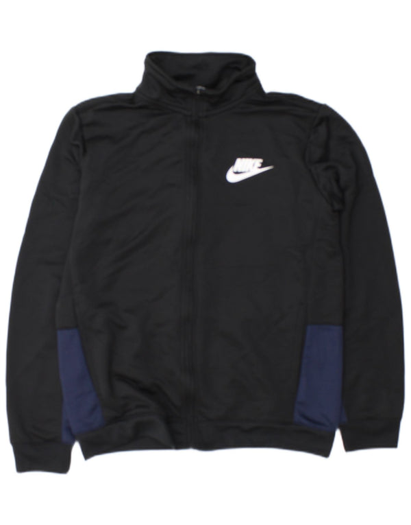 Giacca da tuta da ragazzo Nike 13-14 anni XL Poliestere color block nero