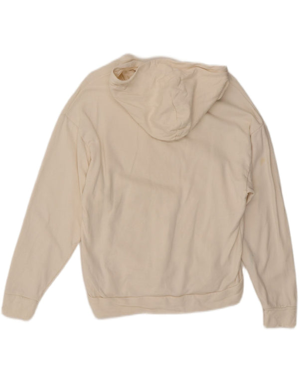 Felpa con cappuccio da donna Puma UK 10 piccola in cotone beige