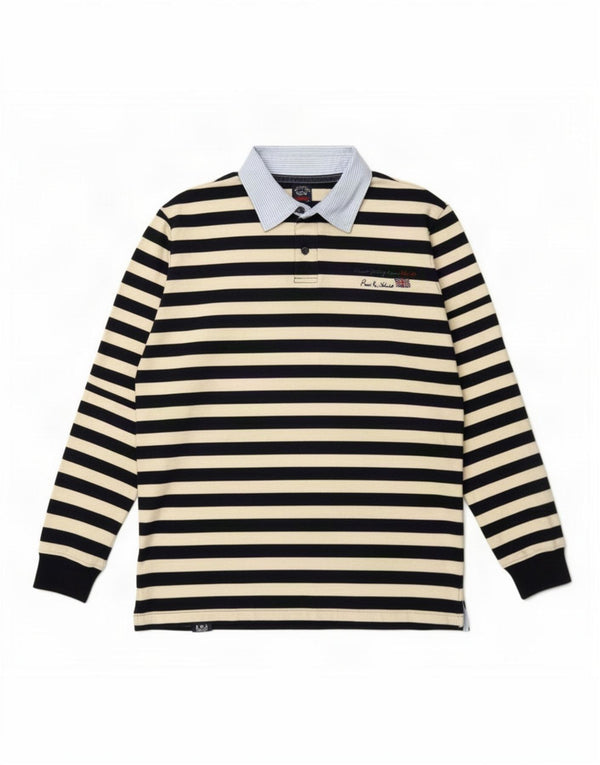 Polo da rugby da uomo Paul & Shark Yachting XL a righe blu navy