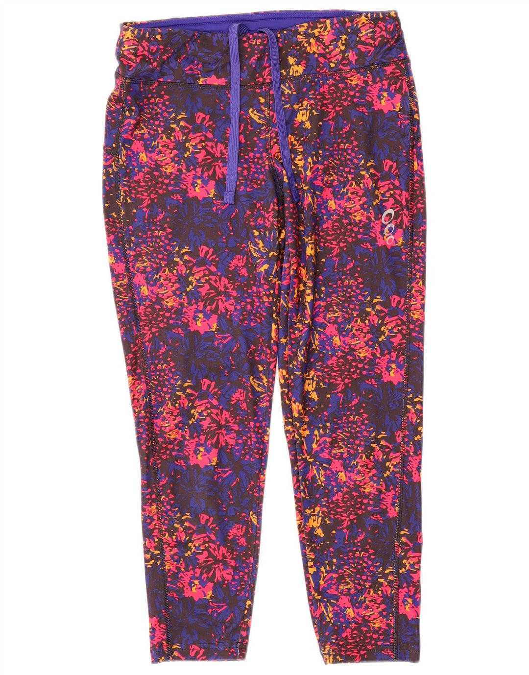 Leggings da donna Crivit UK 14/16 Poliestere floreale multicolore medio