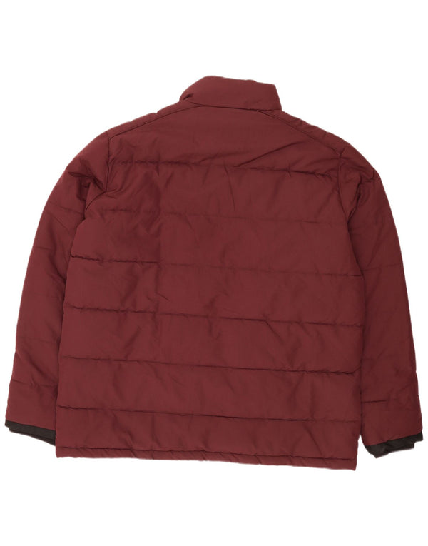 Giacca imbottita da uomo Marks & Spencer UK 46 3XL Bordeaux poliestere moderno