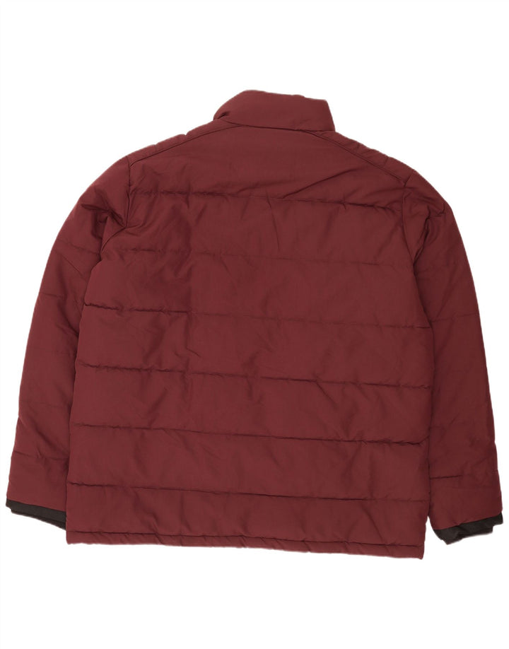 Giacca imbottita da uomo Marks & Spencer UK 46 3XL Bordeaux poliestere moderno