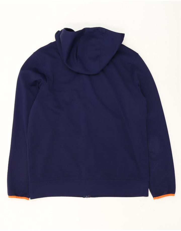 Maglione con cappuccio e zip da uomo Canterbury, grande, in poliestere color block blu navy