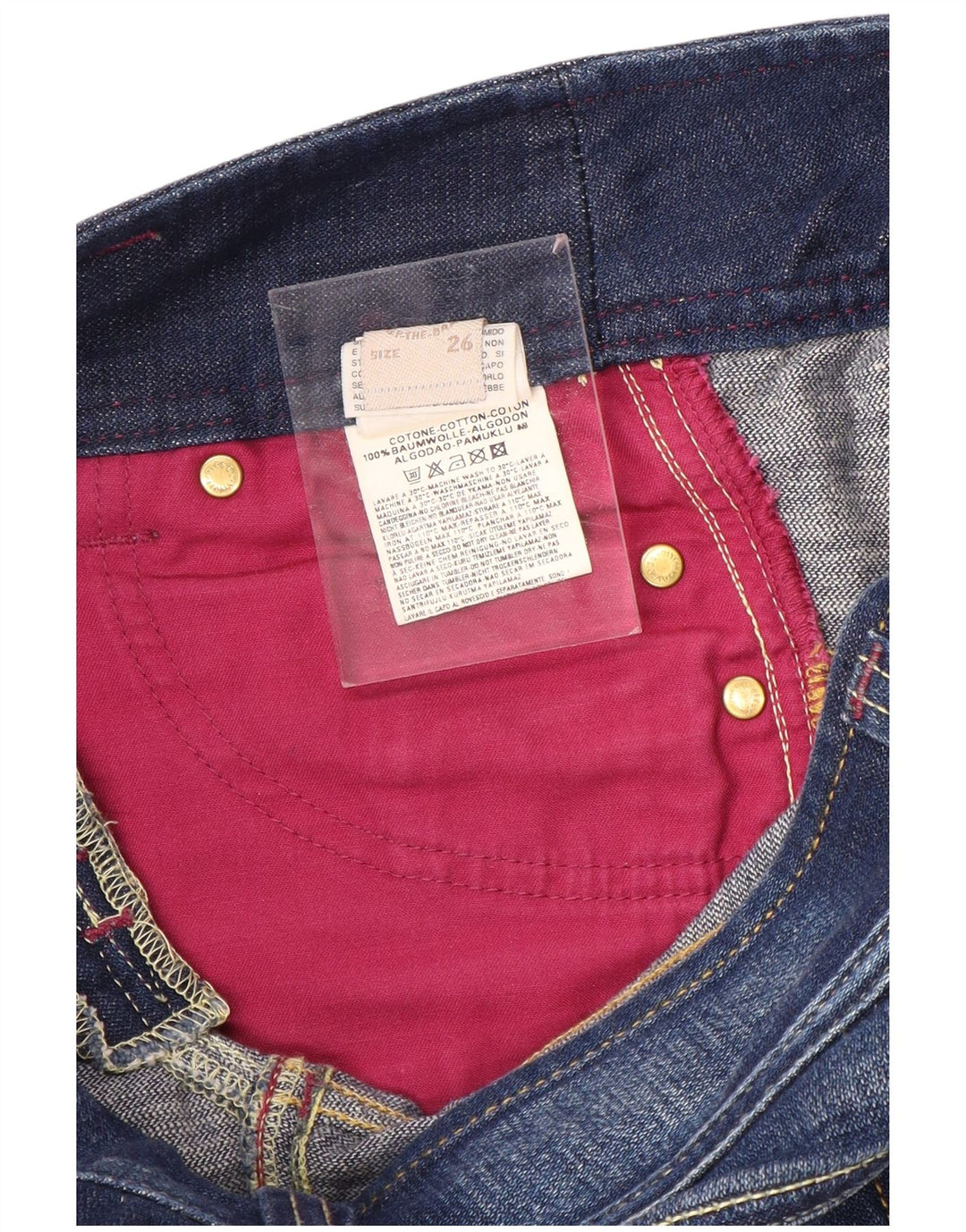 Jeans bootcut da donna DIESEL W26 L29 cotone blu