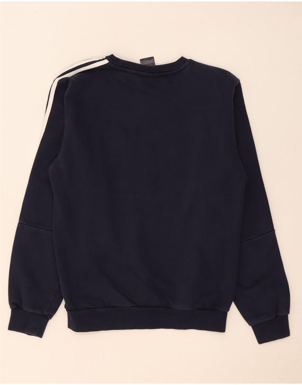 Felpa da uomo Adidas maglione medio blu navy in cotone