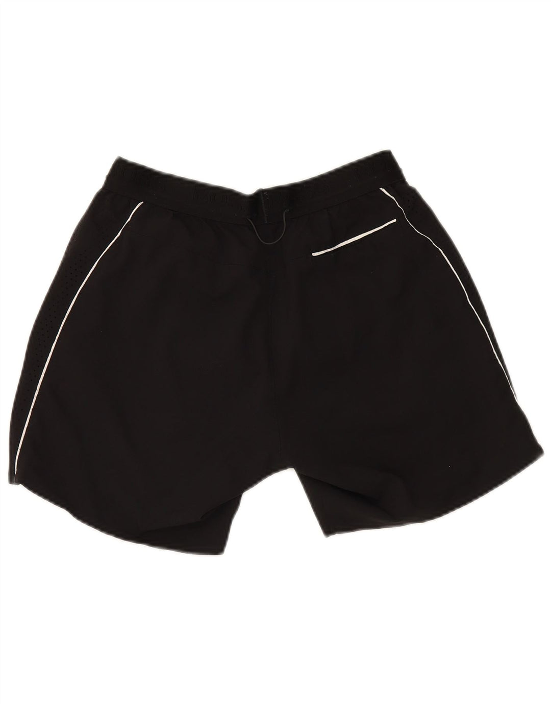 Pantaloncini sportivi da uomo Hugo Boss piccoli in poliestere nero