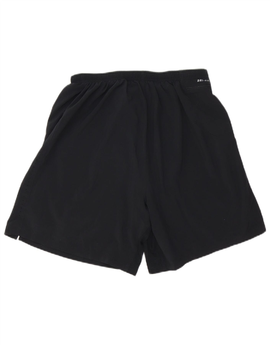 Pantaloncini sportivi NIKE Dri Fit da uomo, grandi, in poliestere nero