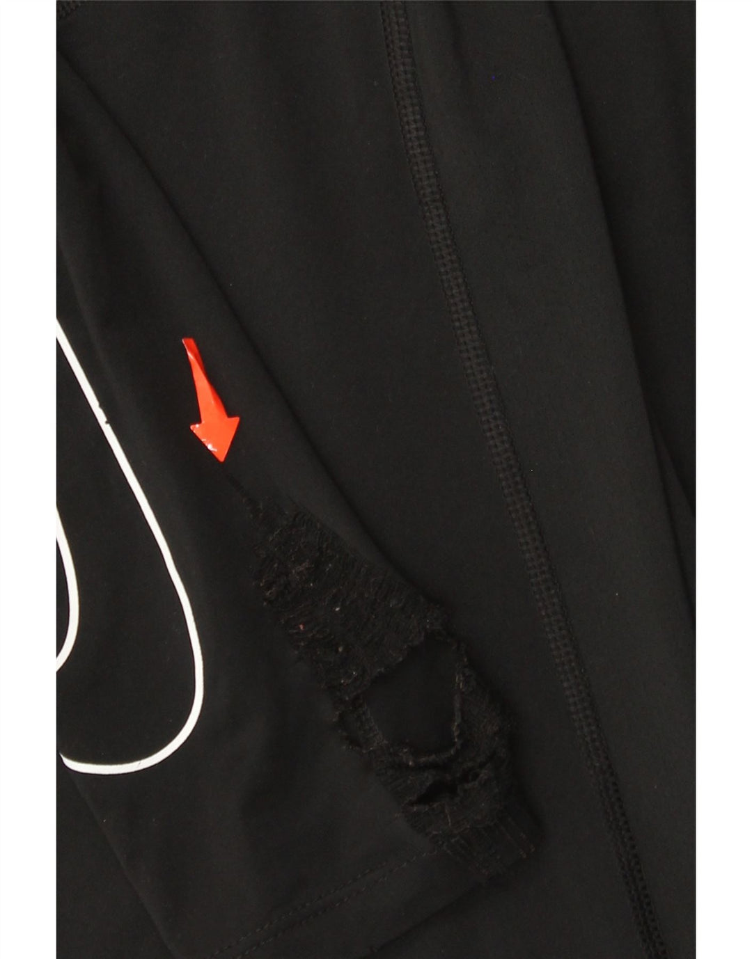 Top Nike Dri Fit Graphic da uomo a maniche lunghe in poliestere nero medio