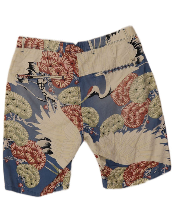 Pantaloncini chino grafici da uomo Scotch & Soda W29 piccoli in cotone blu